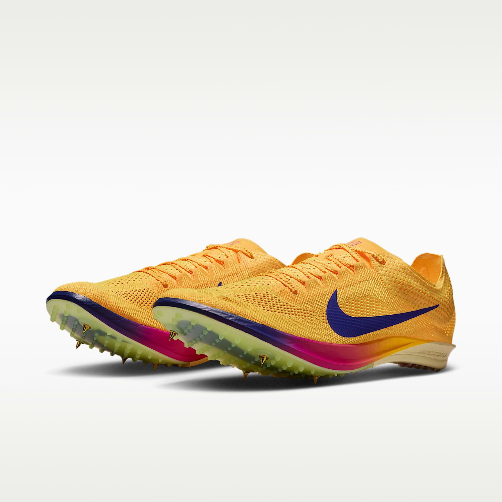 Nike Dragonfly 2 Track & Field Langstrecken-Spikes – Citron Pulse/Vivid Purple/Indigo Burst