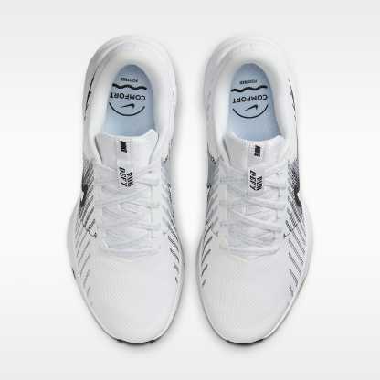 Nike Run Defy Straßenlaufschuh (Damen) – Weiß/Smoke Grey/Schwarz