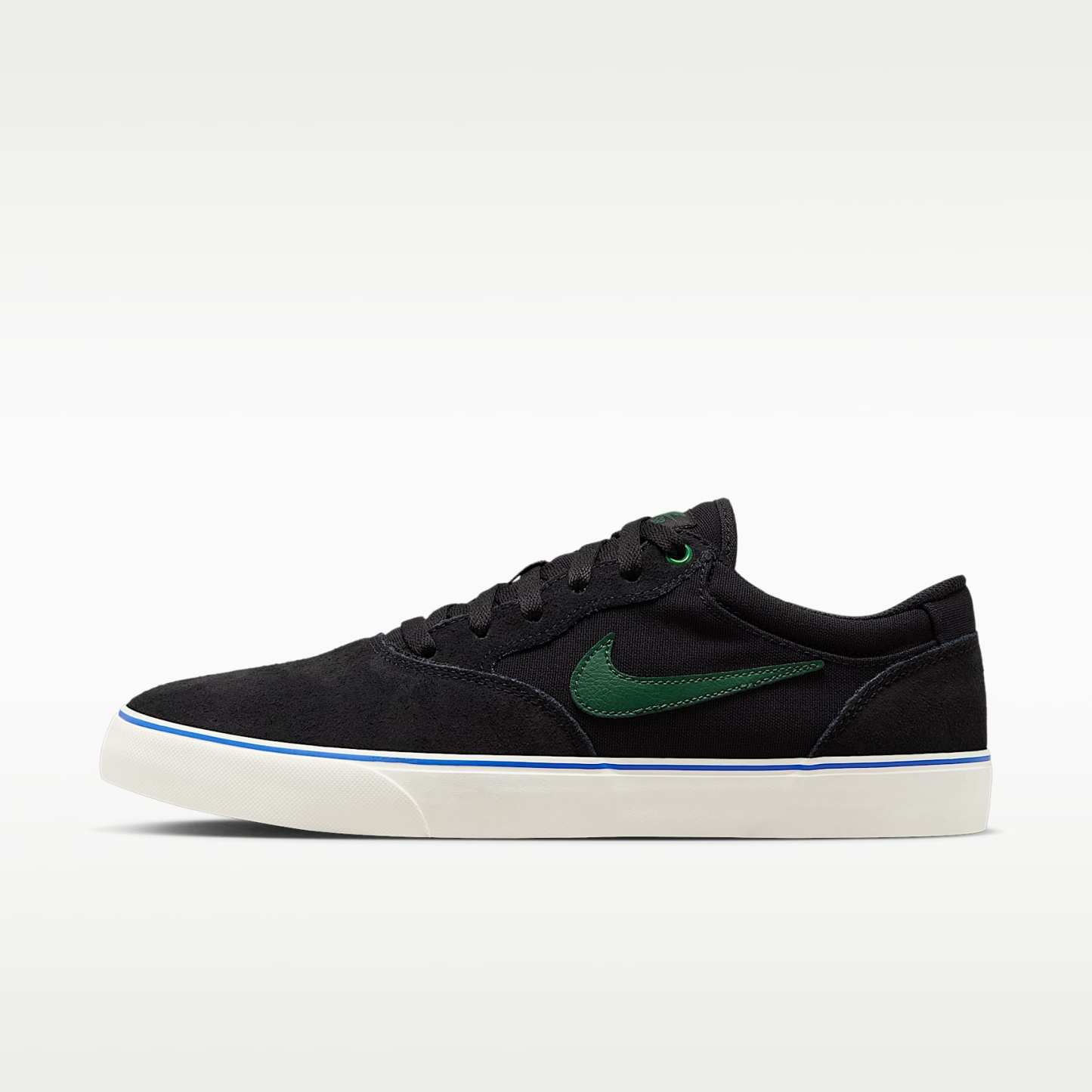Nike SB Chron 2 Skateboardschuh – Schwarz/Sail/Racer Blue/Fir