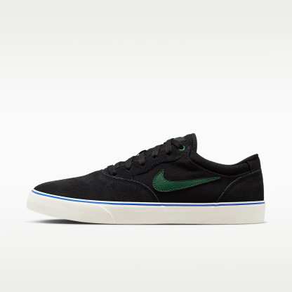 Nike SB Chron 2 Skateboardschuh – Schwarz/Sail/Racer Blue/Fir