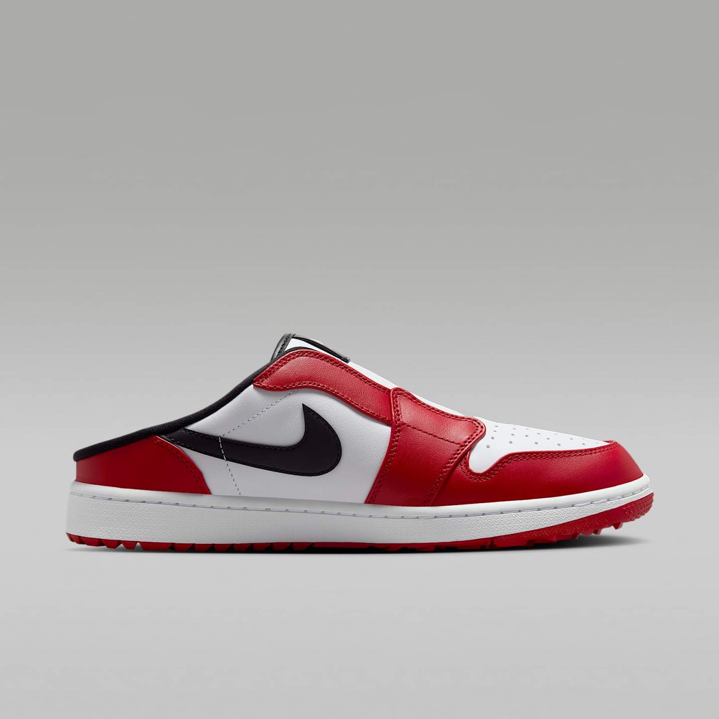 Air Jordan Mule Golfschuh – Weiß/Varsity Red/Schwarz