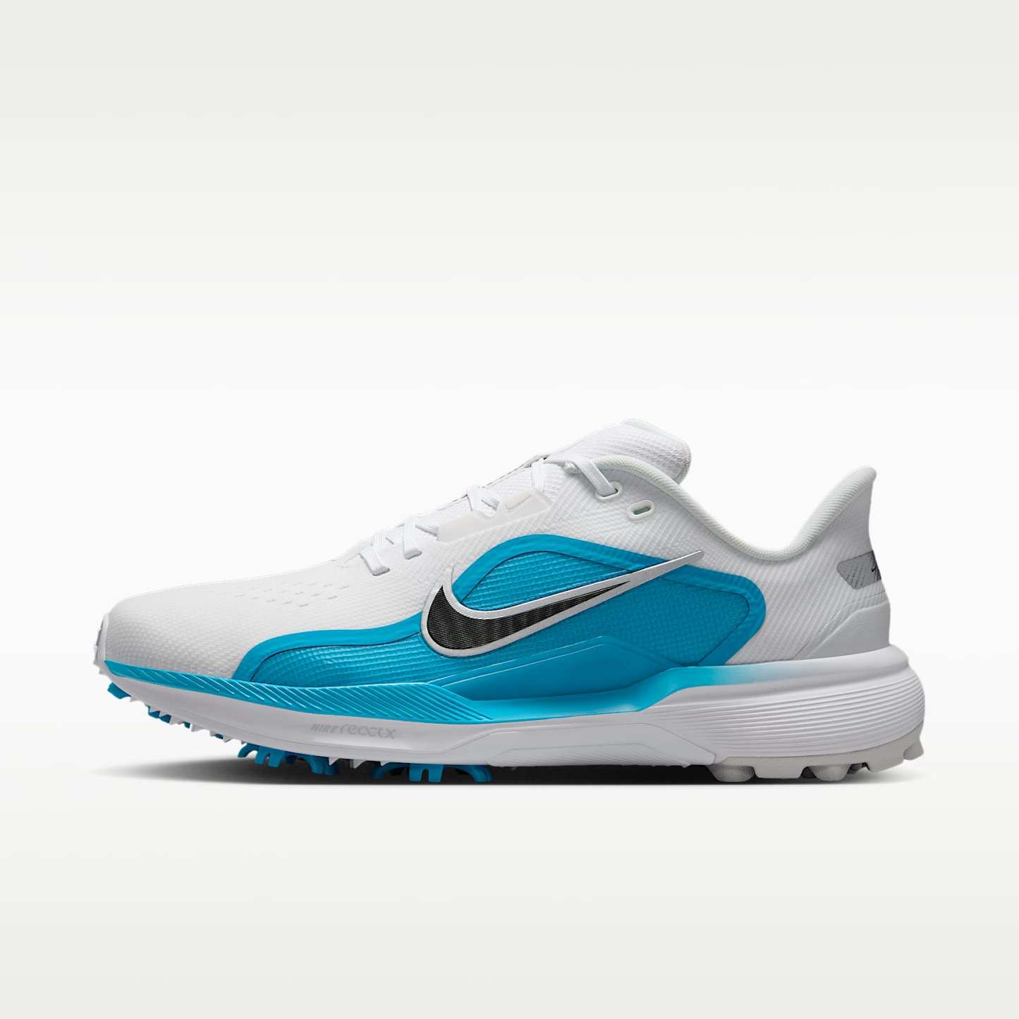 Nike Pegasus 1 G Golfschuh – Weiß/Light Current Blue/Schwarz