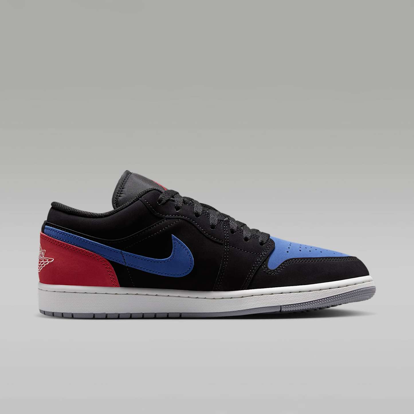 Air Jordan 1 Low Herrenschuh – Schwarz/True Blue/Varsity Red/Summit White