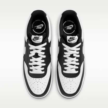 Nike Court Vision Low Herrenschuh – Schwarz/Weiß