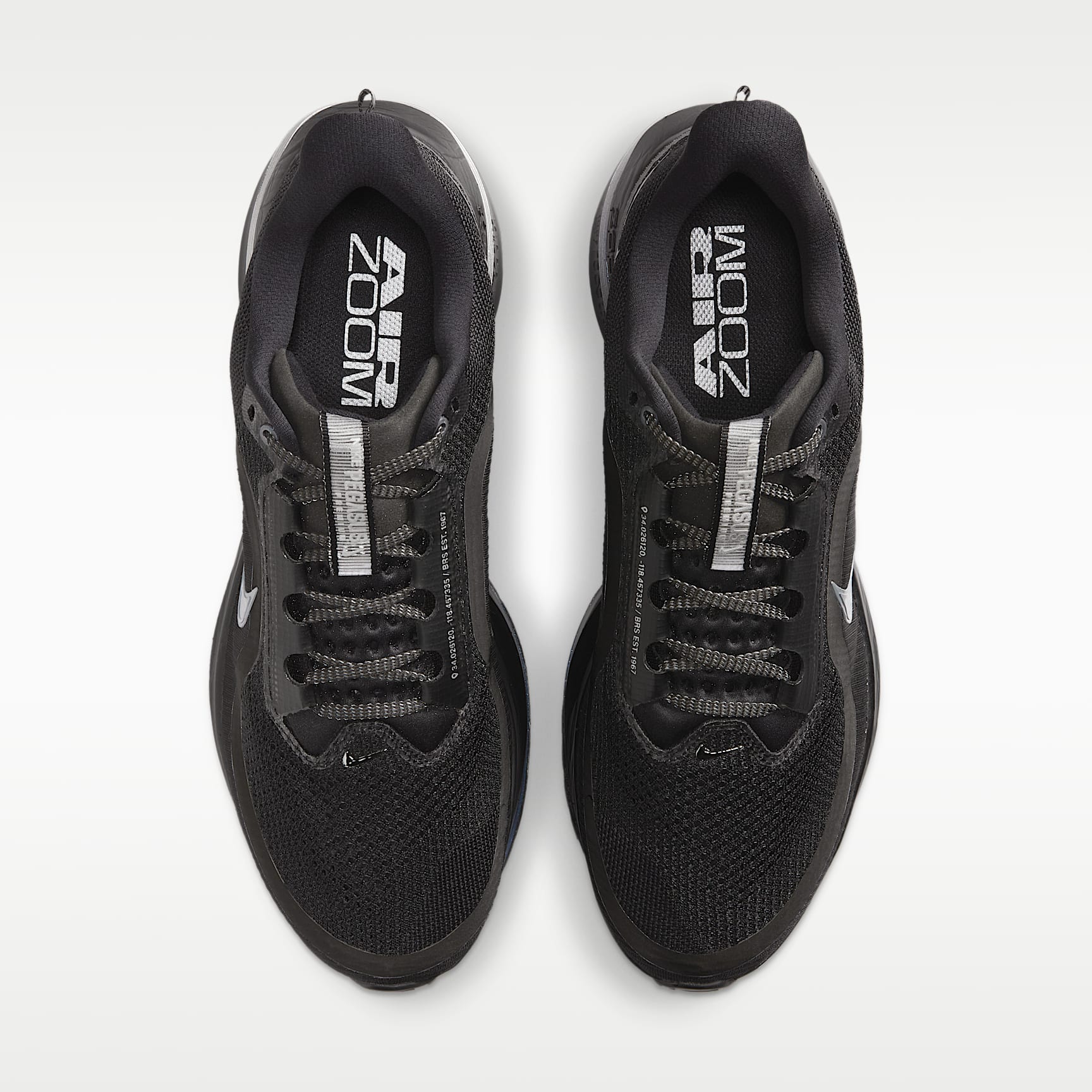 Nike Pegasus Premium Straßenlaufschuh (Herren) – Schwarz/Metallic Silver/Schwarz