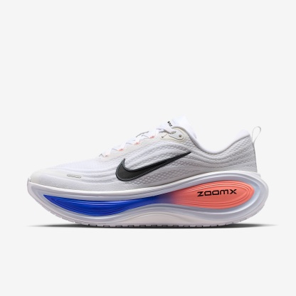 Nike Vomero Plus Straßenlaufschuh (Herren) – Weiß/Atomic Pink/Racer Blue/Schwarz