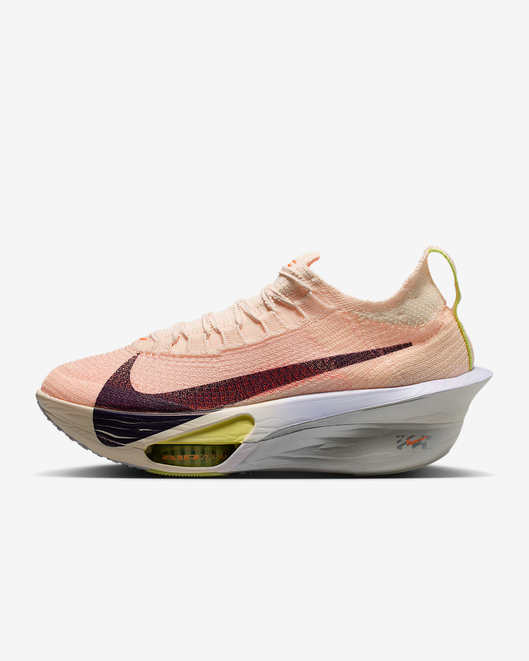 Nike Alphafly 3 Damen-Straßenlaufschuh für Wettkämpfe – Chalk/Hyper Crimson/Fennel/Purple Dynasty