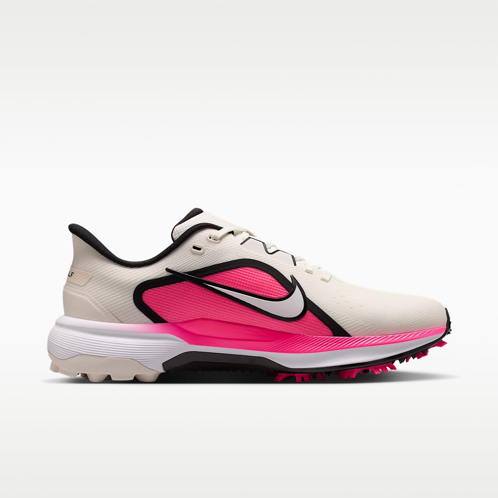 Nike Pegasus 1 G Golfschuh – Sail/Hyper Pink/Schwarz