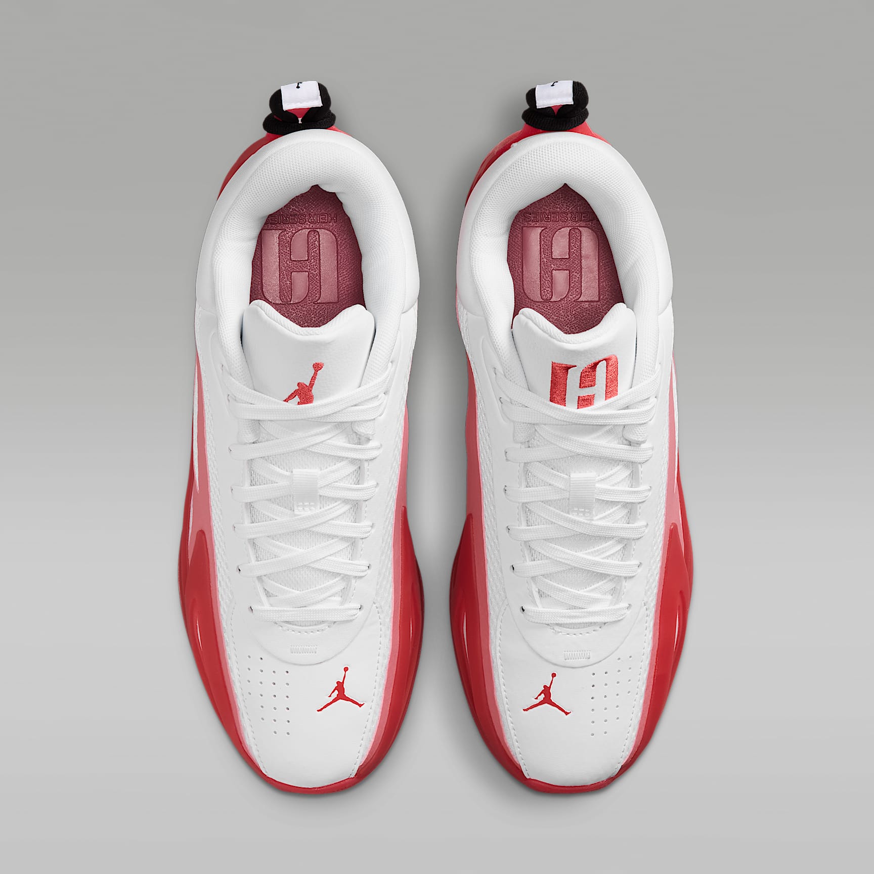 Jordan Heir Series 2 "Seafoam" Basketballschuh – Weiß/Desert Berry/Track Red