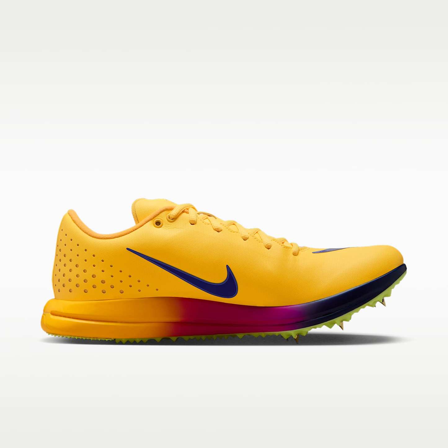 Nike Triple Jump Elite 3 Sprung-Spike für Leichtathletik – Citron Pulse/Volt Ice/Vivid Purple/Indigo Burst