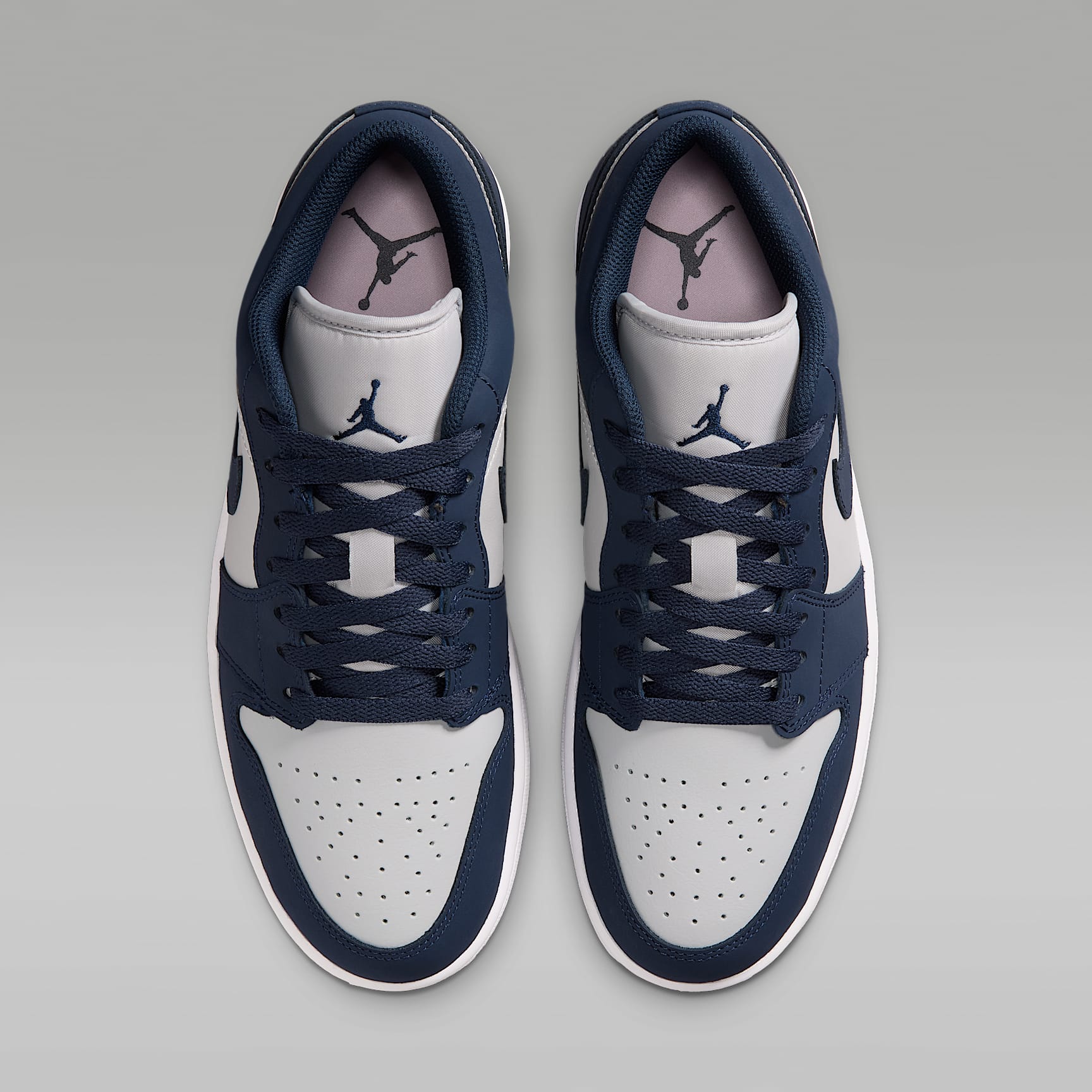 Air Jordan 1 Low Herrenschuh – Obsidian/Grey Fog/Pink Foam/Obsidian