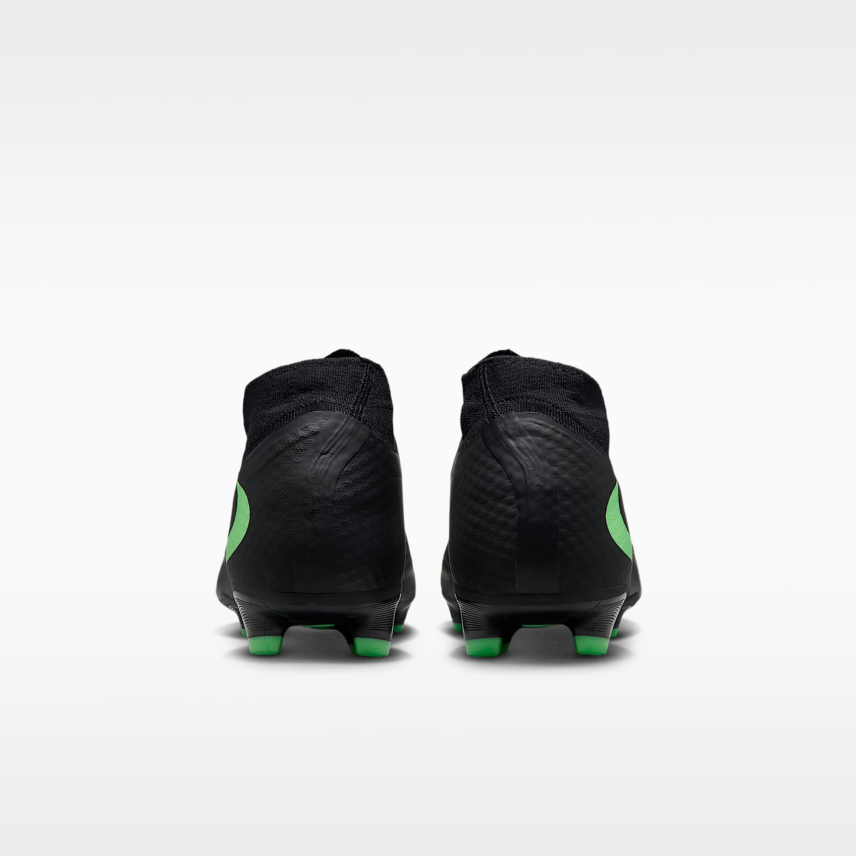 Nike Phantom 6 High Academy Fußballschuh für verschiedene Böden – Schwarz/Schwarz/Illusion Green