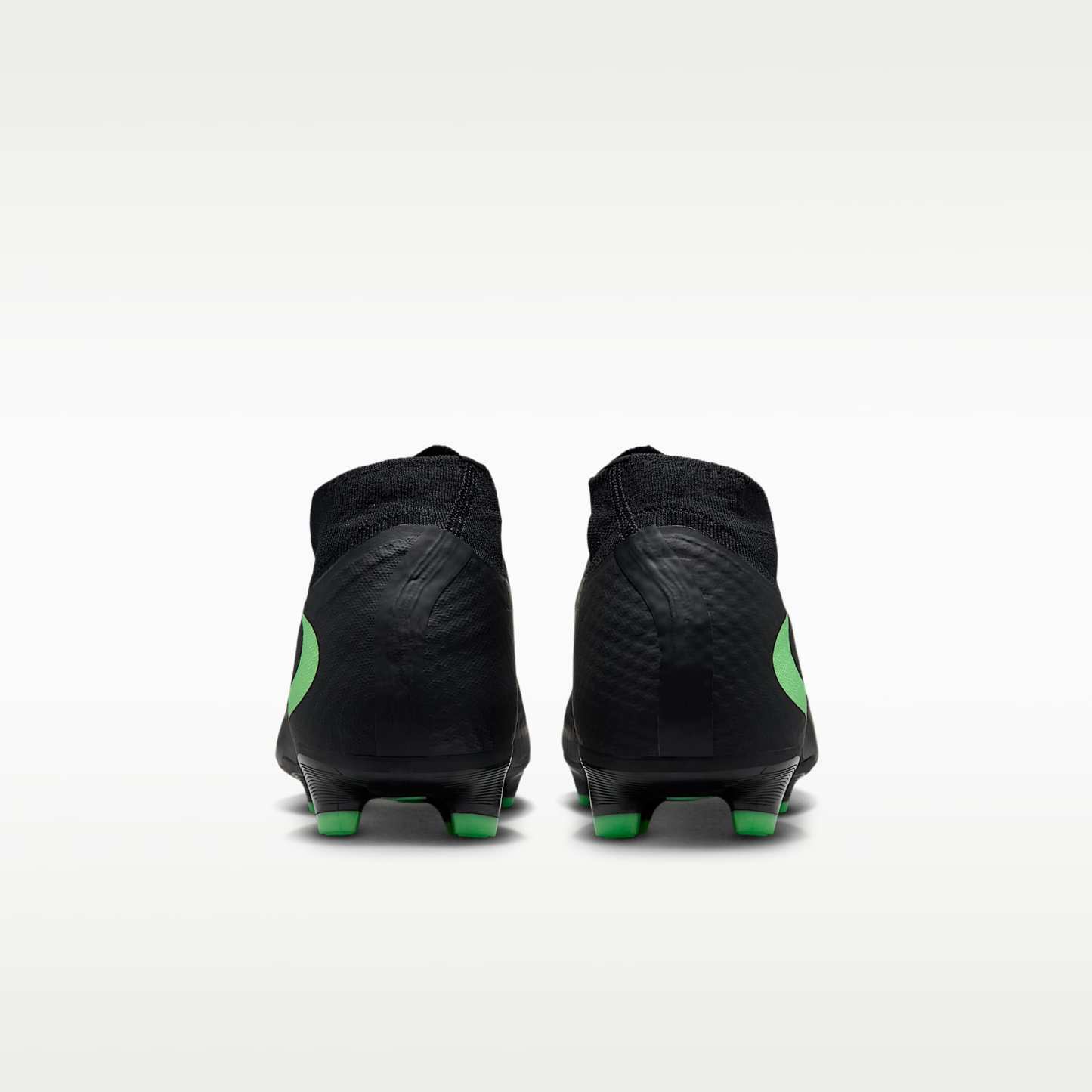 Nike Phantom 6 High Academy Fußballschuh für verschiedene Böden – Schwarz/Schwarz/Illusion Green