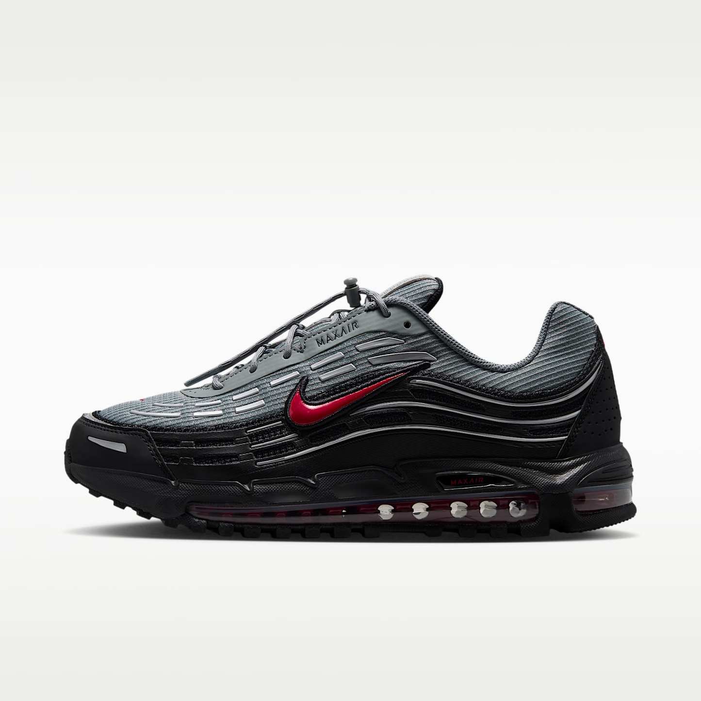 Nike Air Max TL 2.5 Schuh (Herren) – Smoke Grey/Schwarz/Dark Smoke Grey/Tough Red