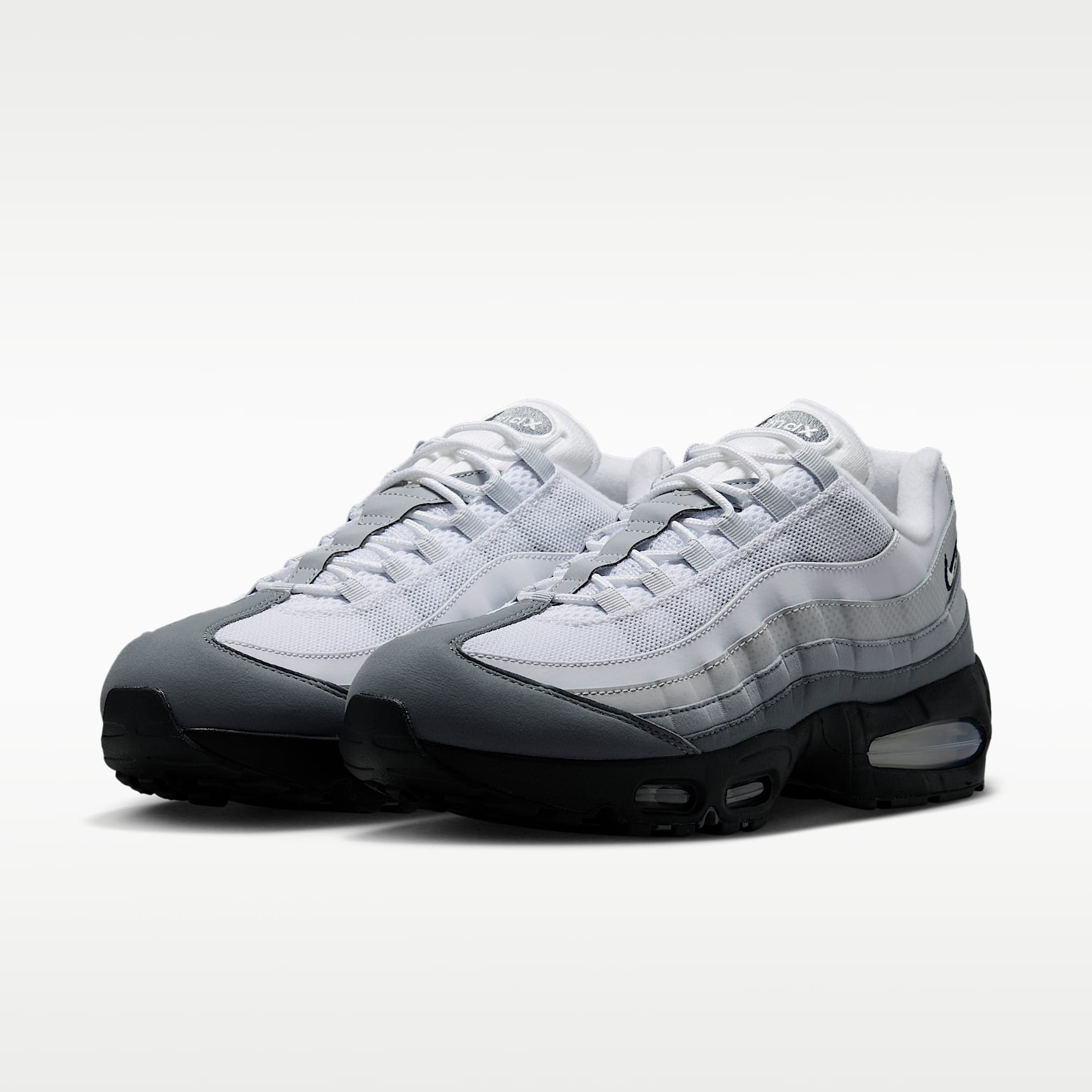 Nike Air Max 95 Big Bubble Schuh (Herren) – Schwarz/Pure Platinum/Wolf Grey/Weiß
