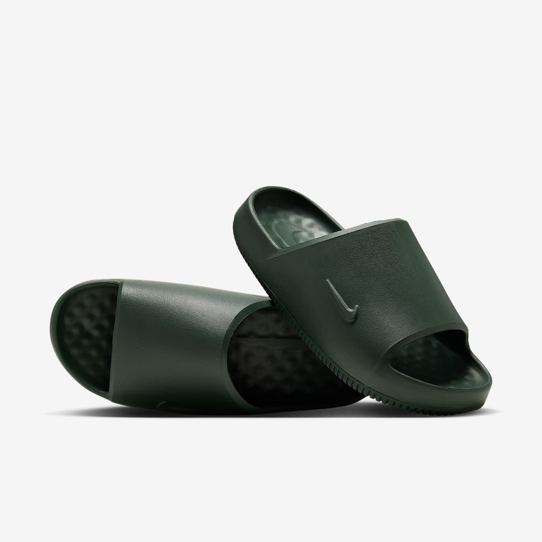 Nike Calm 2.0 Slides (Herren) – Camo Green/Camo Green