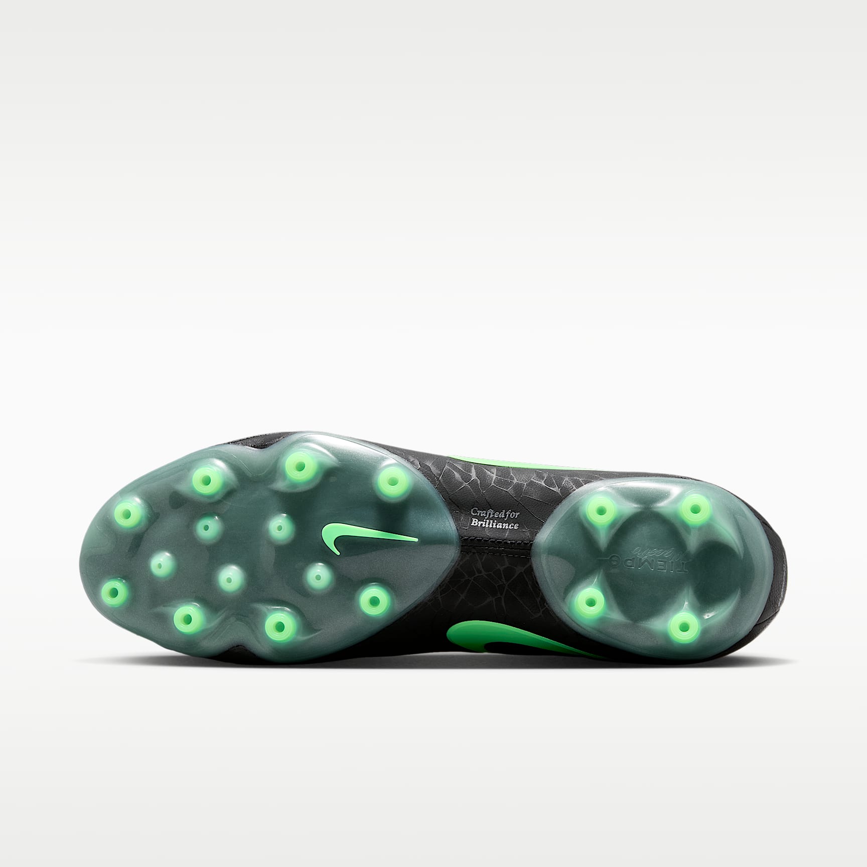 Nike Tiempo Maestro Elite Low Top Fußballschuh für Kunstrasen – Schwarz/Schwarz/Illusion Green