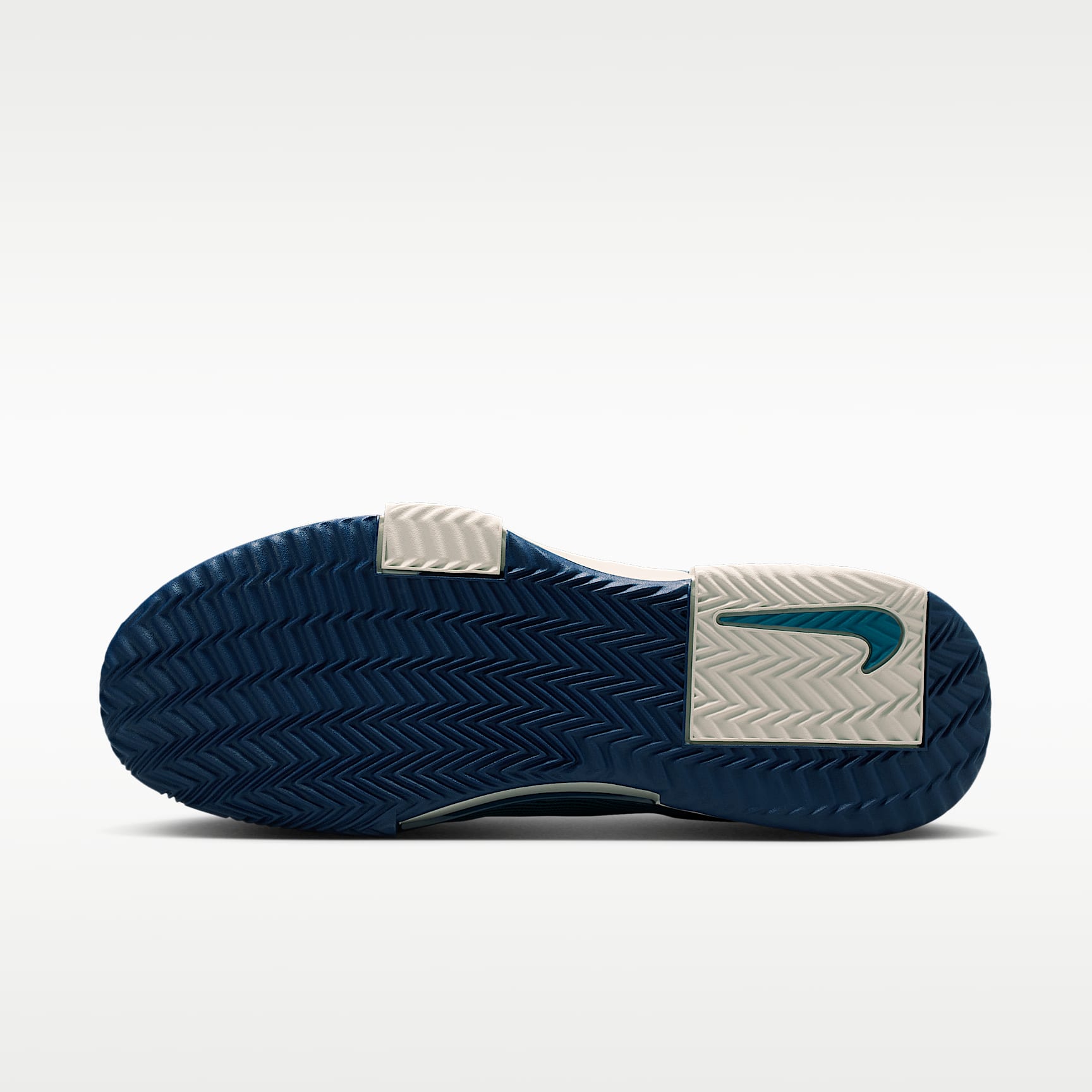 Nike GP Challenge 1.5 Tennisschuh für Sandplätze (Herren) – Smokey Blue/Light Bone/New Slate/Weiß