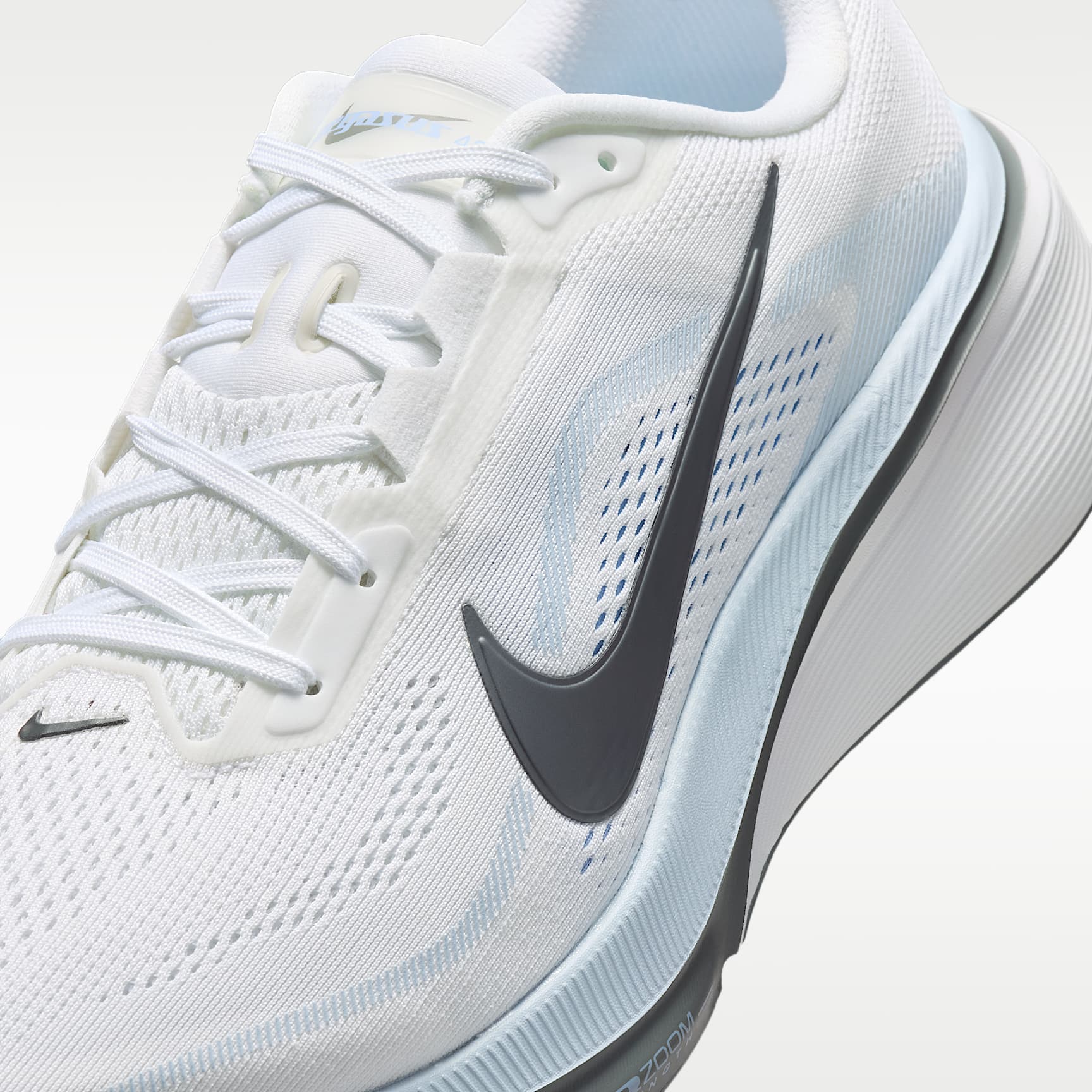 Nike Pegasus 42 Straßenlaufschuh (Herren) – Weiß/Grey Fog/Aluminum/Cool Grey