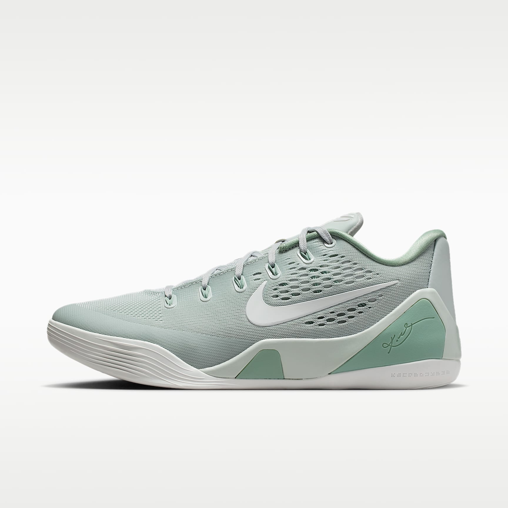 Kobe IX Elite Low EM Protro Basketballschuh – Light Silver/Summit White/Steam