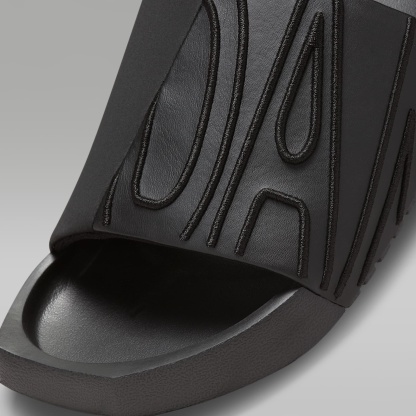 Jordan NOLA Damen-Slides – Schwarz/Schwarz/Schwarz