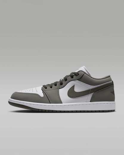 Air Jordan 1 Low Herrenschuh – Light Army/Weiß/Cargo Khaki