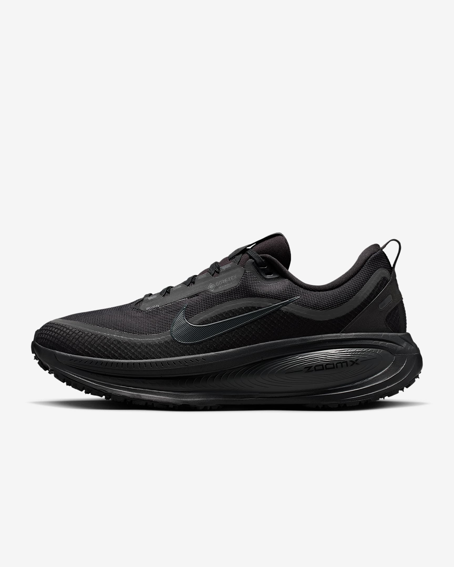 Nike Vomero 18 GORE-TEX wasserdichter Straßenlaufschuh mit reflektierenden Akzenten (Herren) – Schwarz/Anthracite
