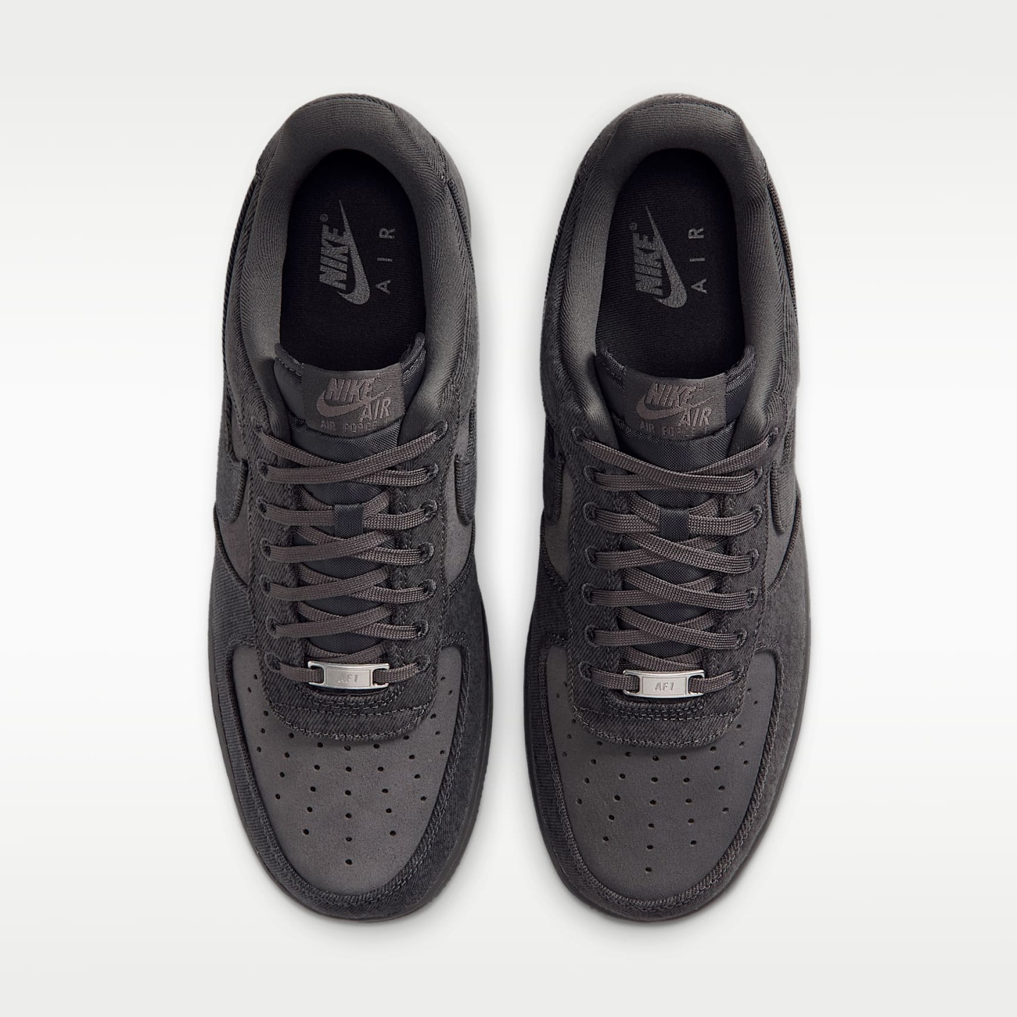 Air Force 1 '07 LV8 „Denim“ Schuh (Herren) – Anthracite/Medium Ash/Metallic Silver/Anthracite