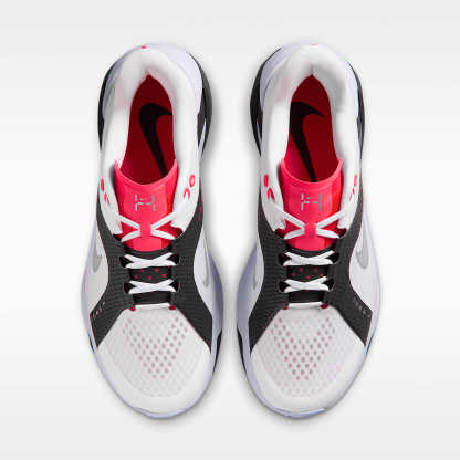 Nike Hybrid RN Trainingsschuh (Herren) – Weiß/Schwarz/Laser Crimson/Metallic Silver