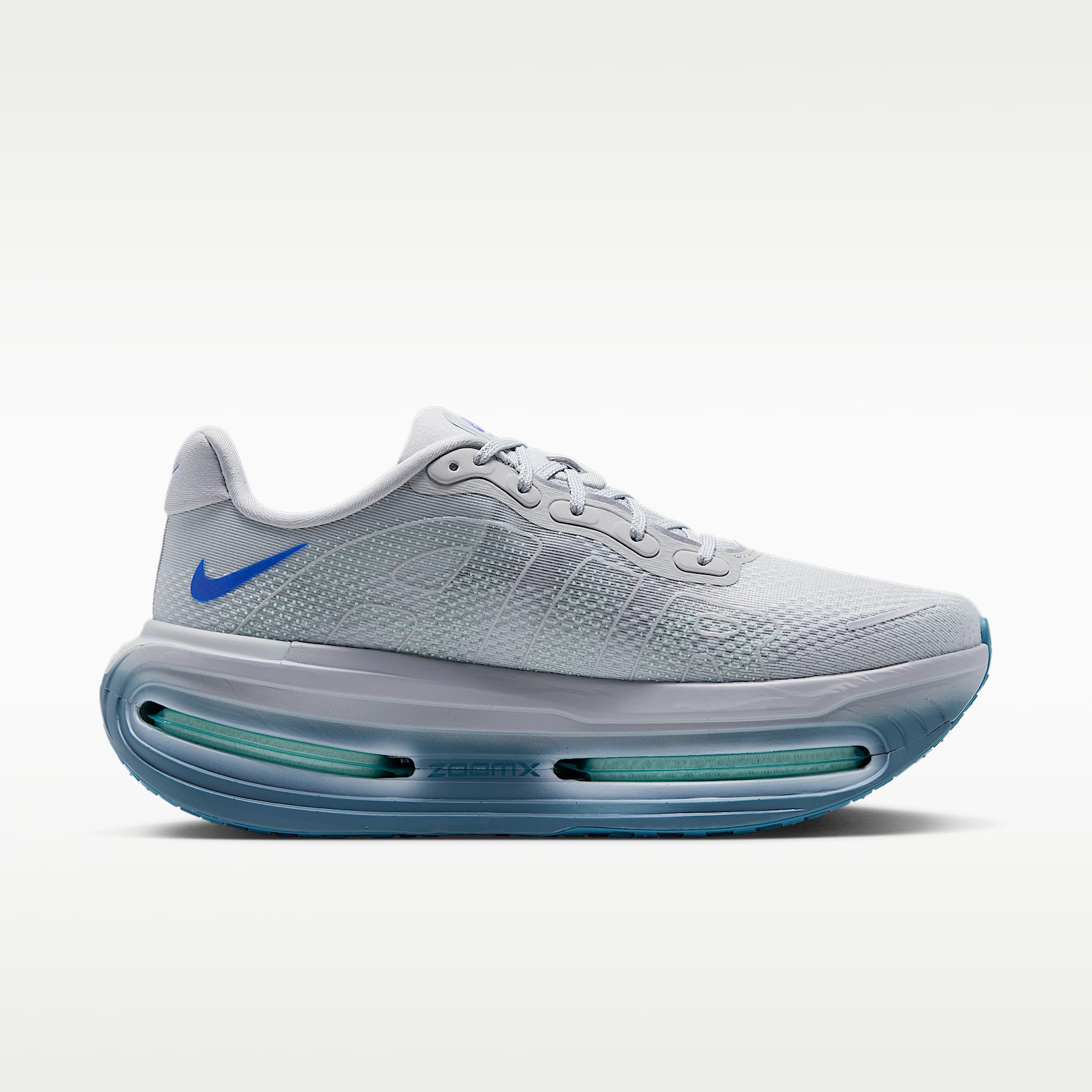 Nike Vomero Premium Straßenlaufschuh (Herren) – Grey Mist/Smokey Blue/Barely Green/Racer Blue