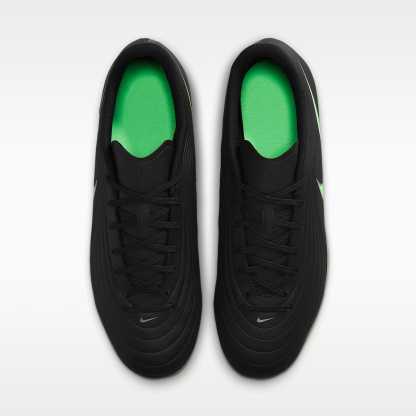 Nike Tiempo Maestro Club Low-Top-Fußballschuh für verschiedene Böden – Schwarz/Schwarz/Illusion Green
