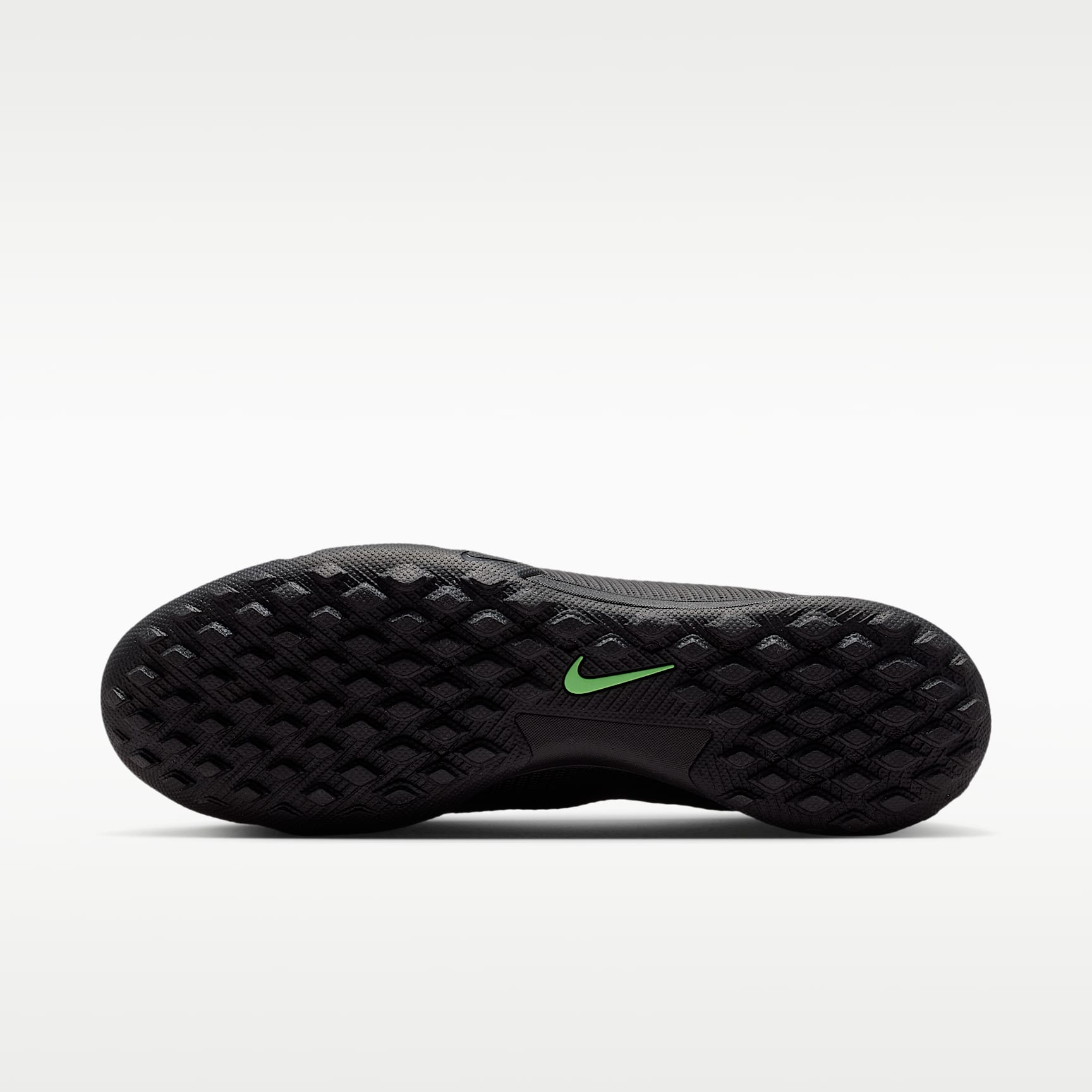 Nike Mercurial Vapor 17 Academy Low-Top-Fußballschuh für Turf – Schwarz/Schwarz/Illusion Green