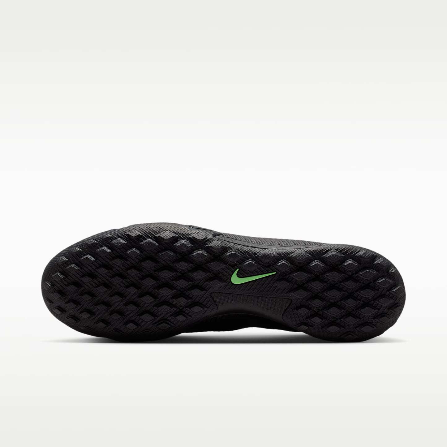 Nike Mercurial Vapor 17 Academy Low-Top-Fußballschuh für Turf – Schwarz/Schwarz/Illusion Green