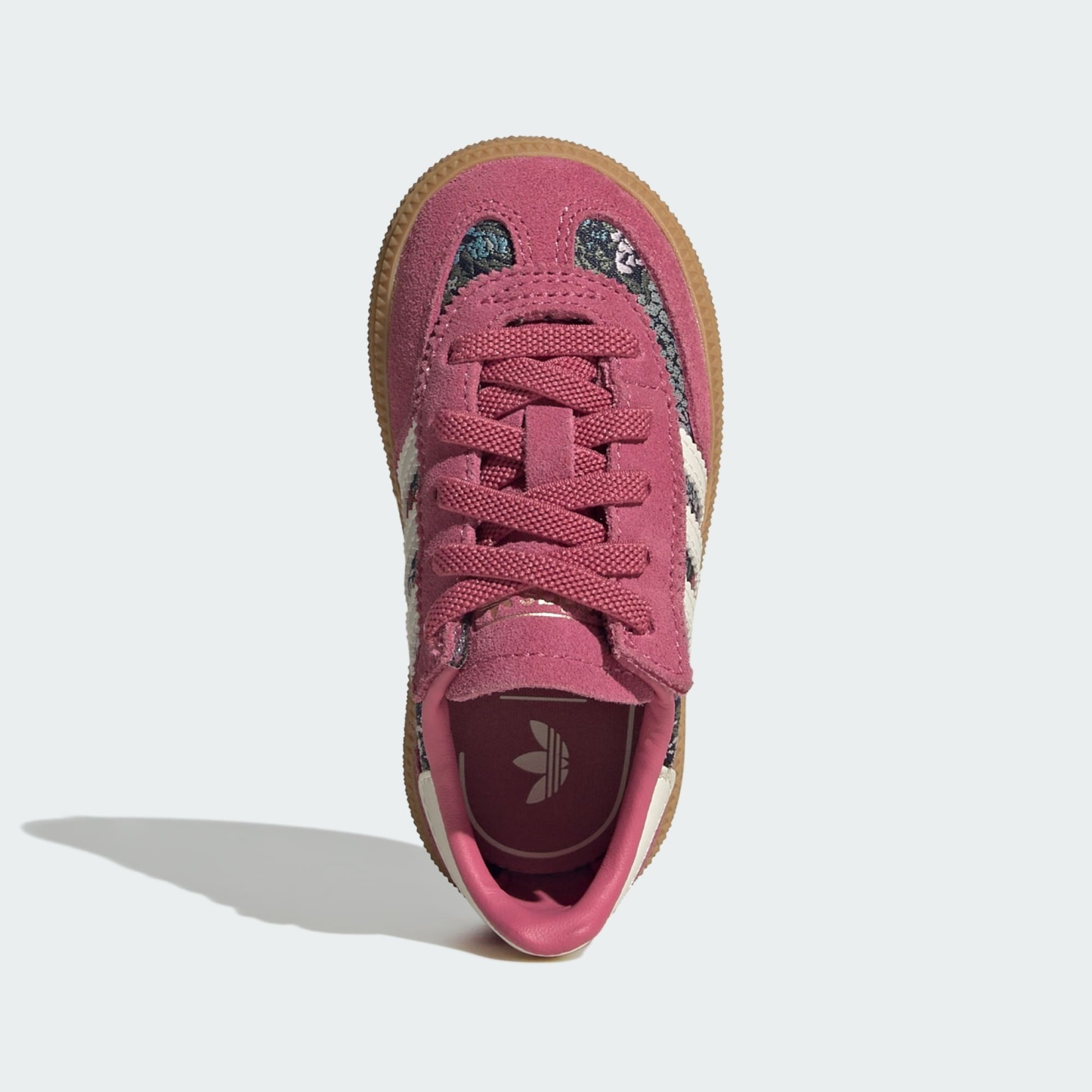 ADIDAS LIBERTY HANDBALL SPEZIAL SCHUH, KOMFORTVERSCHLUSS, ELASTISCHE SCHNÜRSENKEL – Dual Magenta / Cream White / Gum – KH9839