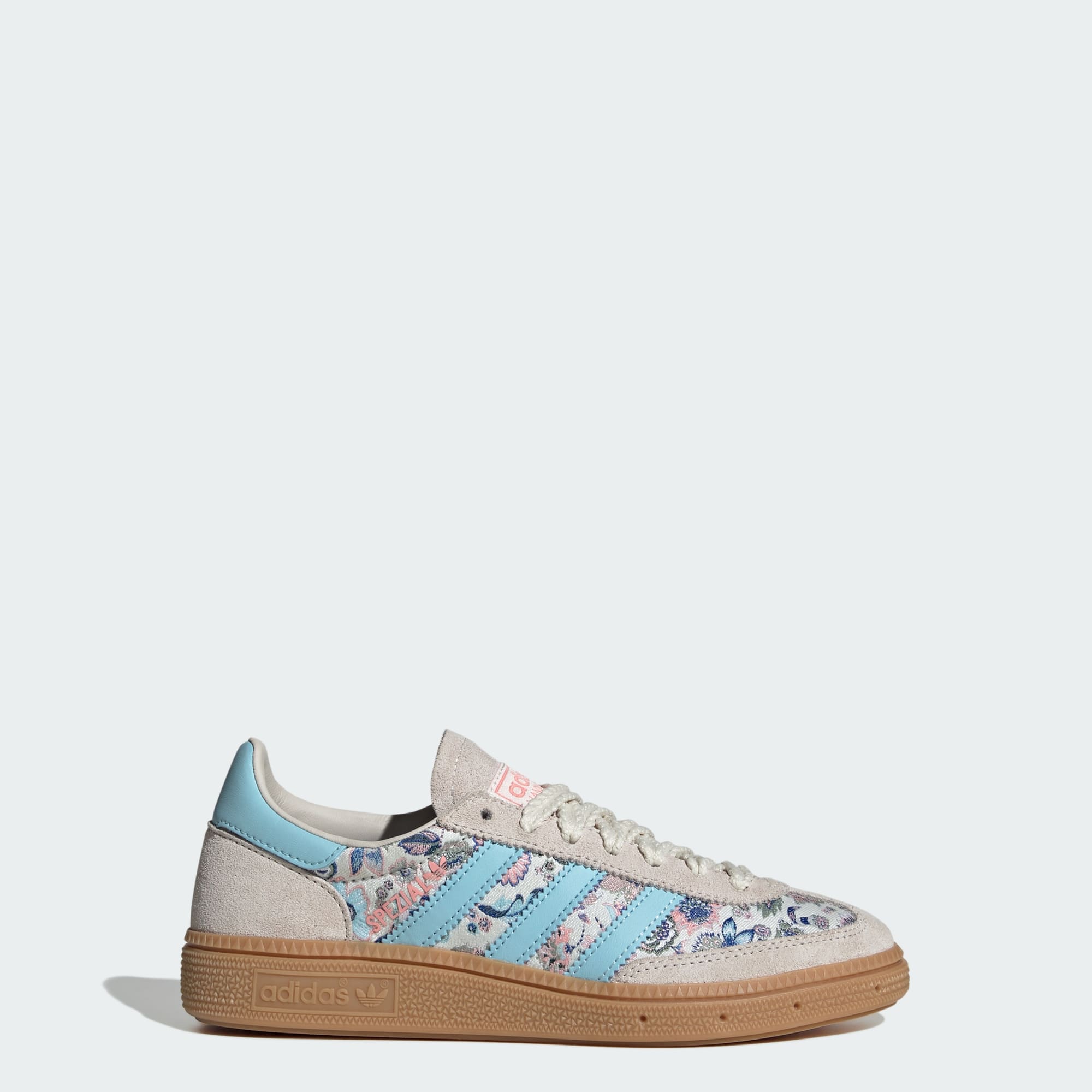ADIDAS LIBERTY LONDON HANDBALL SPEZIAL SCHUH – Off White / Icey Blue / Gum – JQ2010