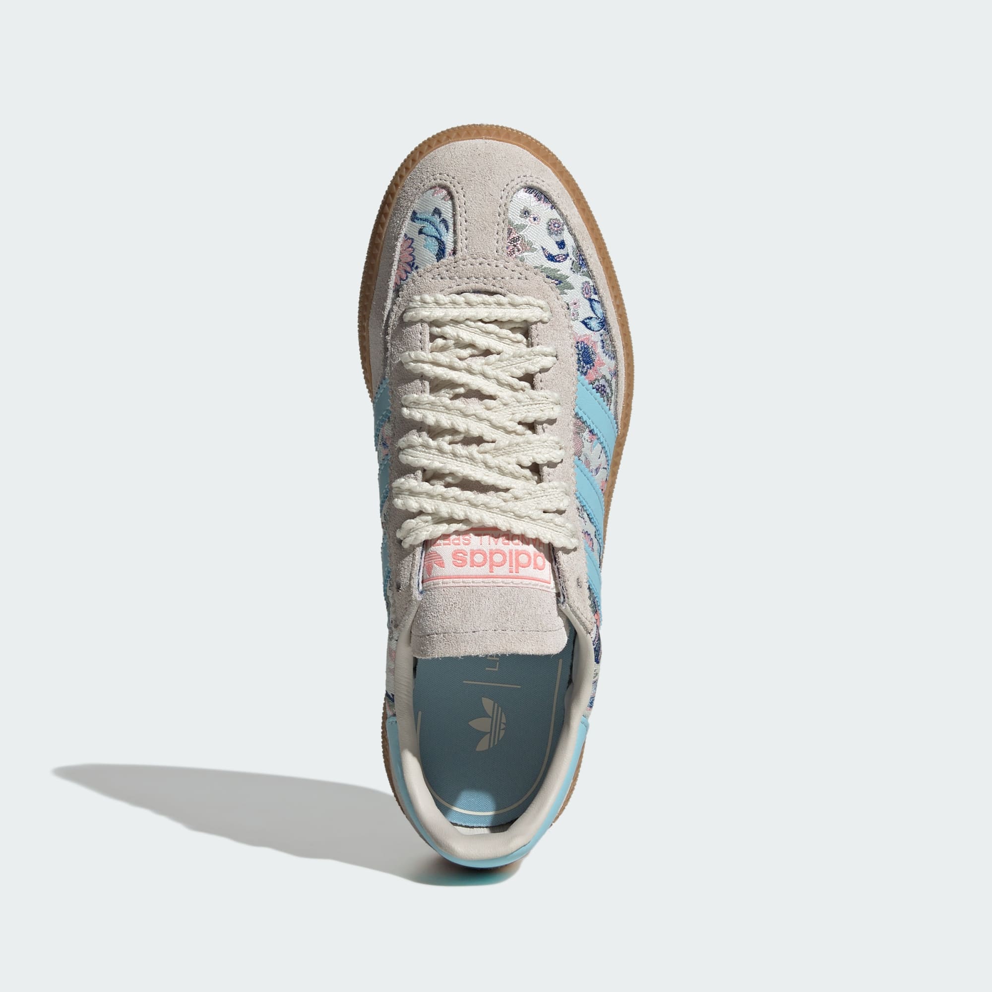 ADIDAS LIBERTY LONDON HANDBALL SPEZIAL SCHUH – Off White / Icey Blue / Gum – JQ2010