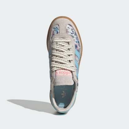 ADIDAS LIBERTY LONDON HANDBALL SPEZIAL SCHUH – Off White / Icey Blue / Gum – JQ2010