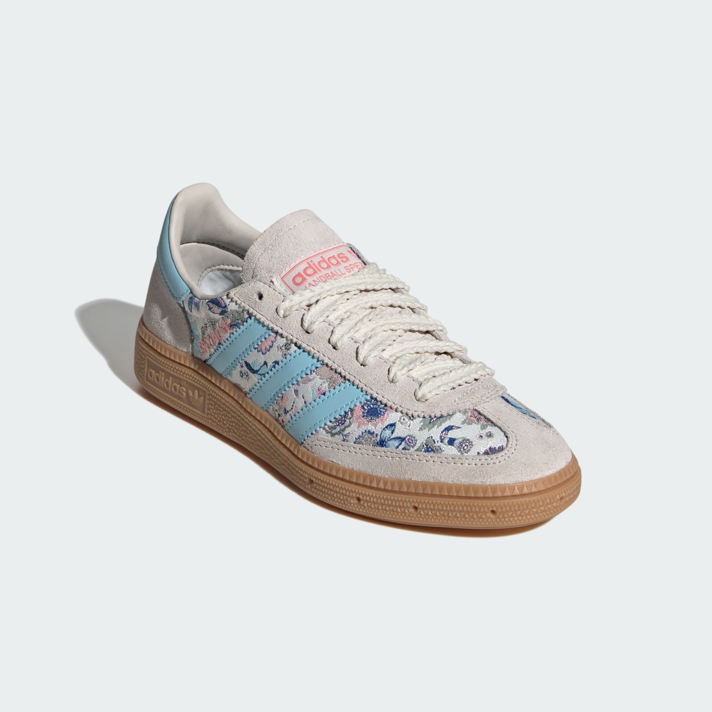 ADIDAS LIBERTY LONDON HANDBALL SPEZIAL SCHUH – Off White / Icey Blue / Gum – JQ2010