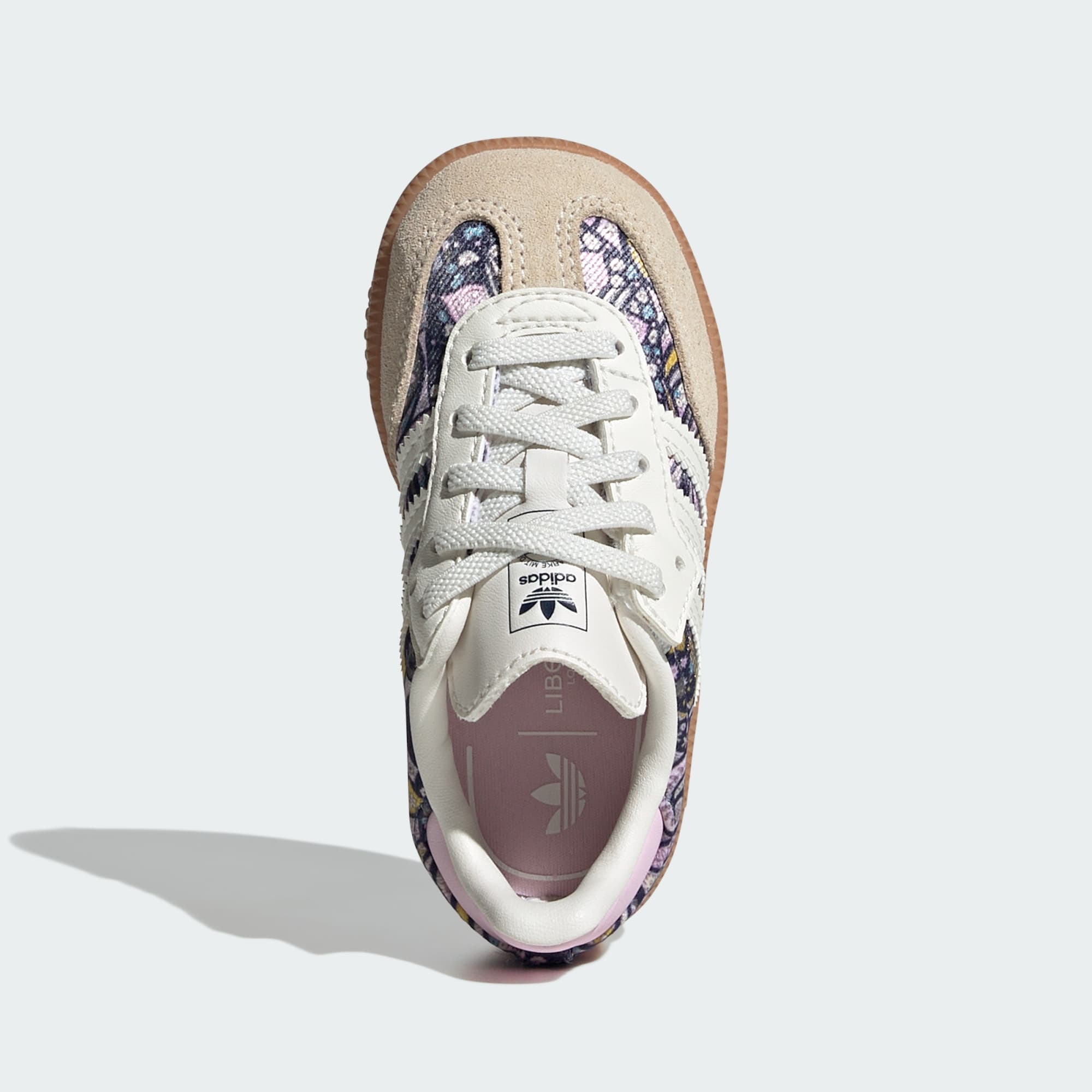 ADIDAS LIBERTY SAMBA OG SCHUH, KOMFORTVERSCHLUSS, ELASTISCHE SCHNÜRSENKEL – Core White / Orchid Fusion / Gum – KH9847