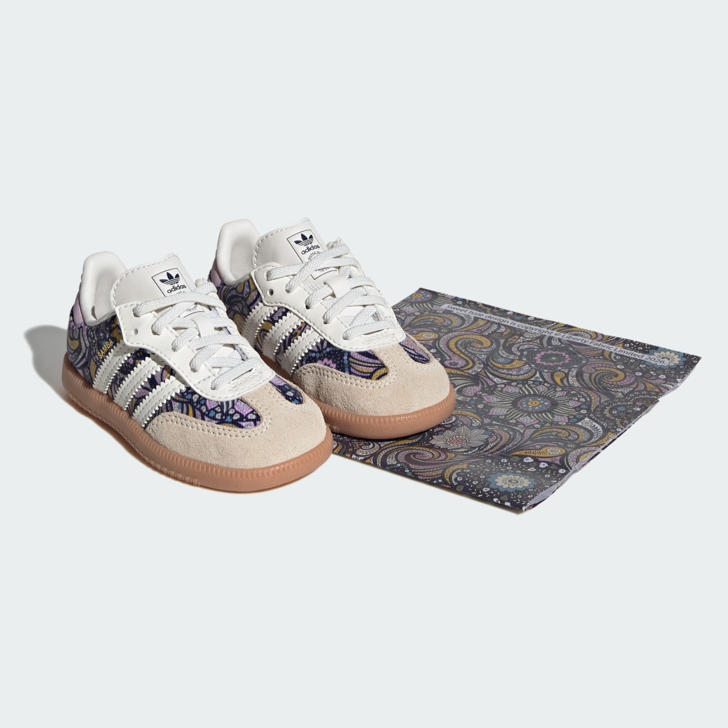 ADIDAS LIBERTY SAMBA OG SCHUH, KOMFORTVERSCHLUSS, ELASTISCHE SCHNÜRSENKEL – Core White / Orchid Fusion / Gum – KH9847