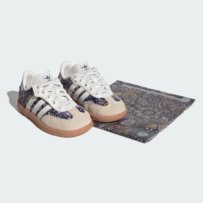 ADIDAS LIBERTY SAMBA OG SCHUH, KOMFORTVERSCHLUSS, ELASTISCHE SCHNÜRSENKEL – Core White / Orchid Fusion / Gum – KH9847