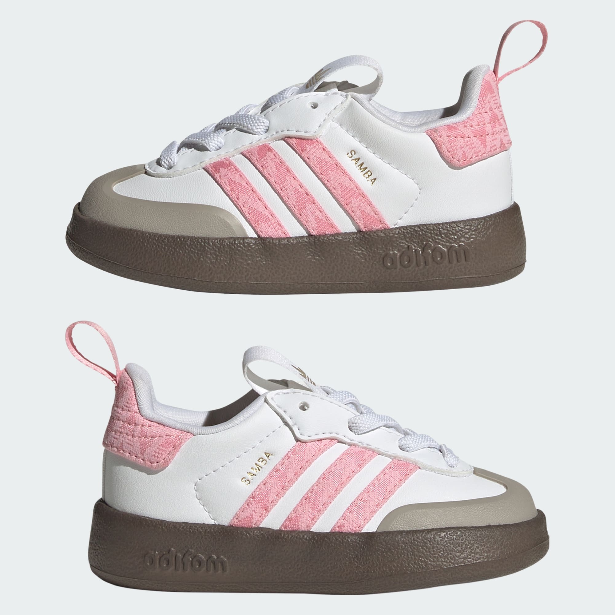 ADIFOM SAMBA 360 SCHUH – Cloud White / Light Pink / Clear Granite – IH7043