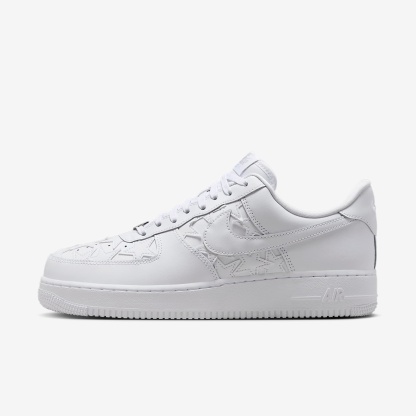 Nike Air Force 1 '07 Edge Herrenschuh – Weiß/Metallic Silver/Weiß
