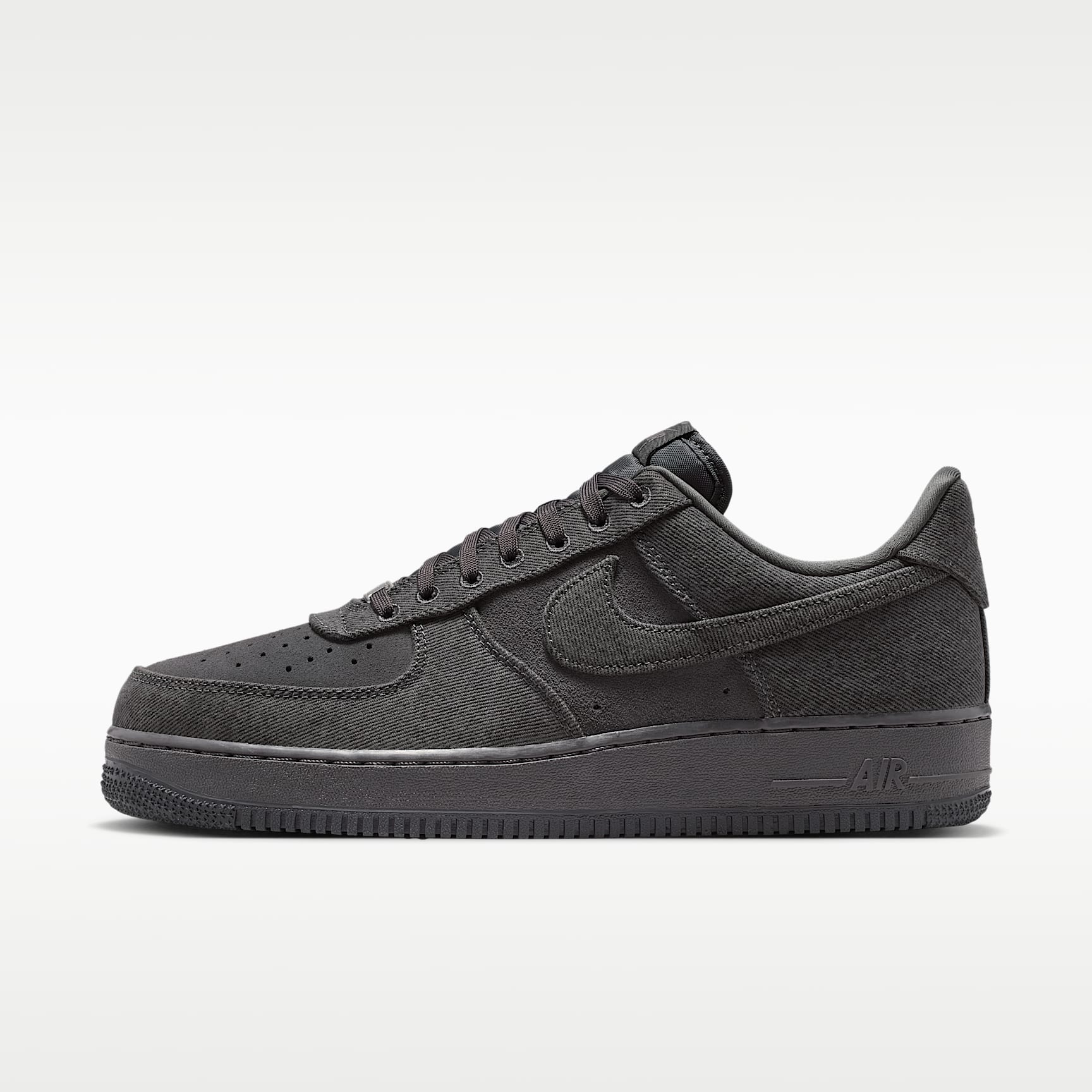 Air Force 1 '07 LV8 „Denim“ Schuh (Herren) – Anthracite/Medium Ash/Metallic Silver/Anthracite