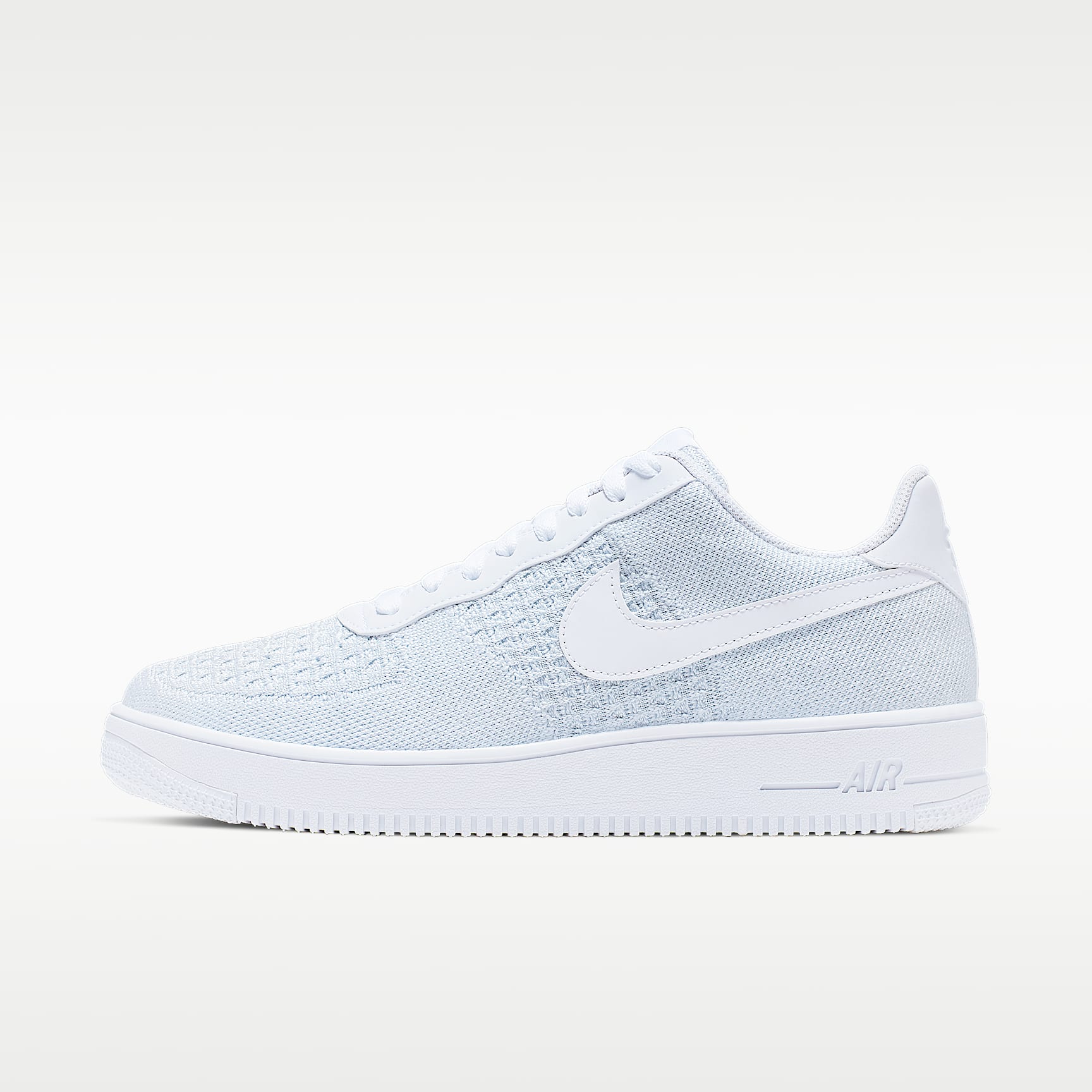 Nike Air Force 1 Flyknit 2.0 Schuh – Weiß/Pure Platinum/Weiß/Pure Platinum
