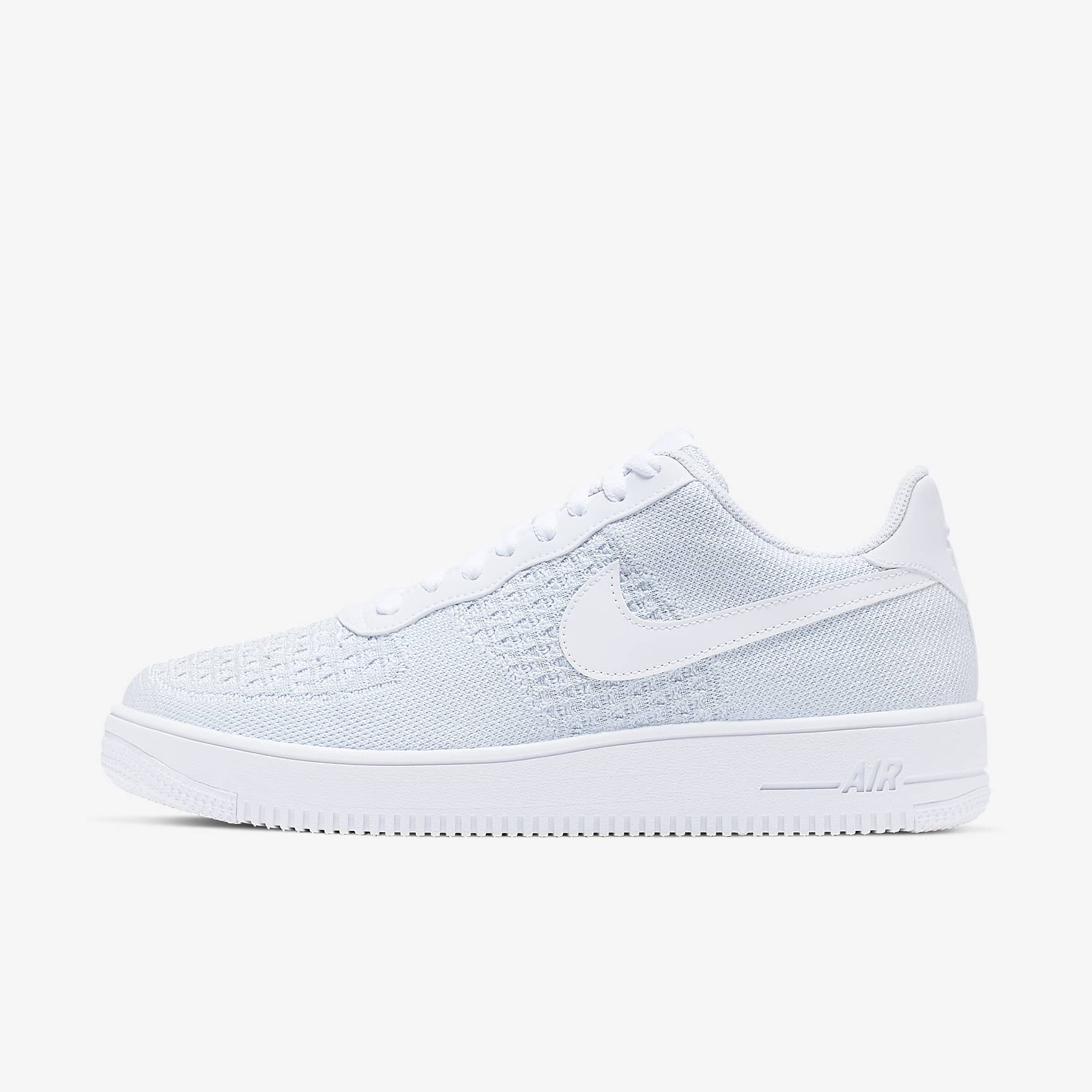 Nike Air Force 1 Flyknit 2.0 Schuh – Weiß/Pure Platinum/Weiß/Pure Platinum