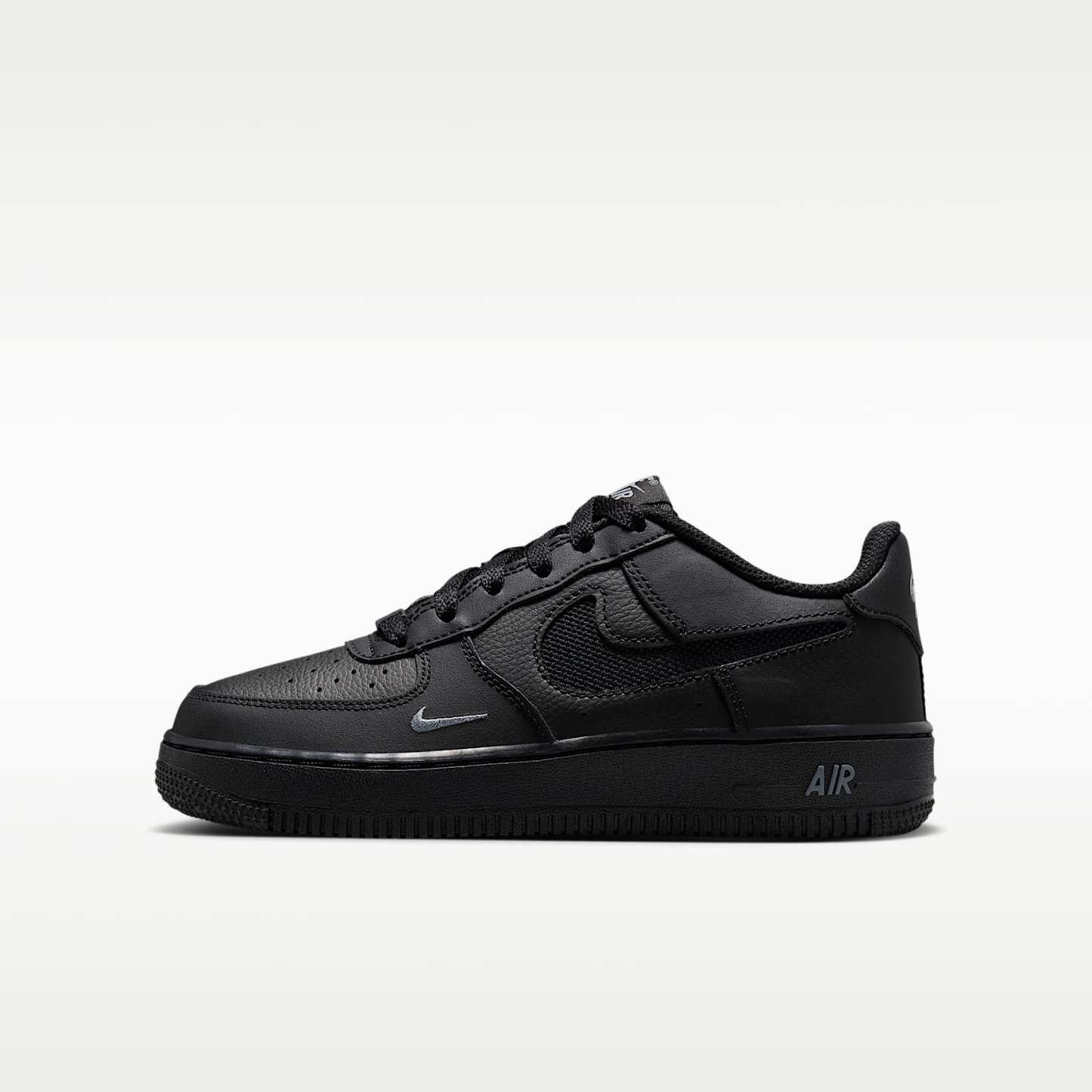 Nike Air Force 1 LV8 Schuh (ältere Kinder) – Schwarz/Cool Grey/Cool Grey