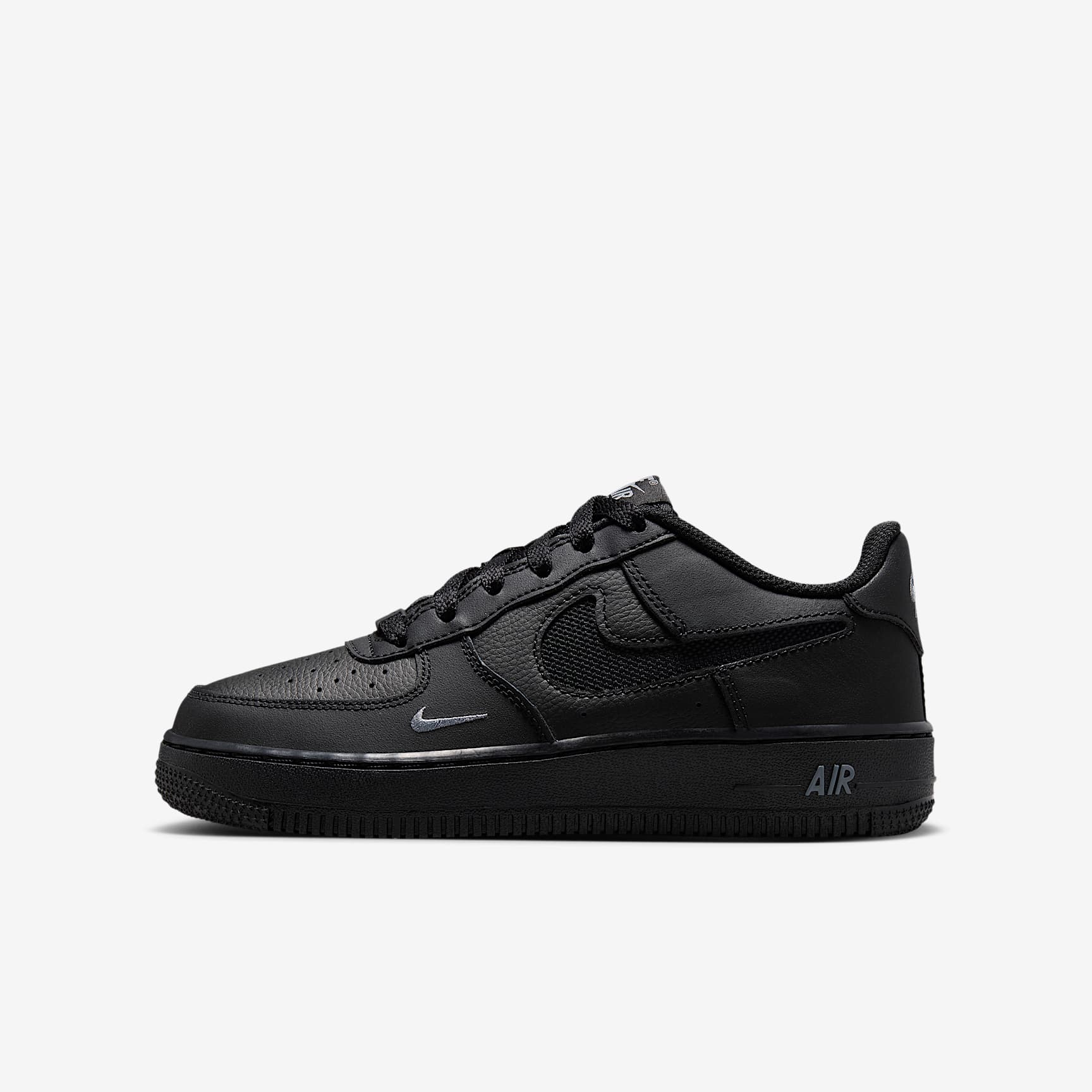 Nike Air Force 1 LV8 Schuh (ältere Kinder) – Schwarz/Cool Grey/Cool Grey