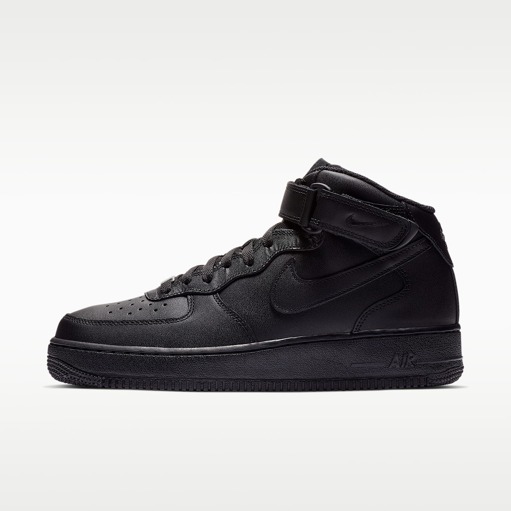Nike Air Force 1 Mid '07 Herrenschuh – Schwarz/Schwarz