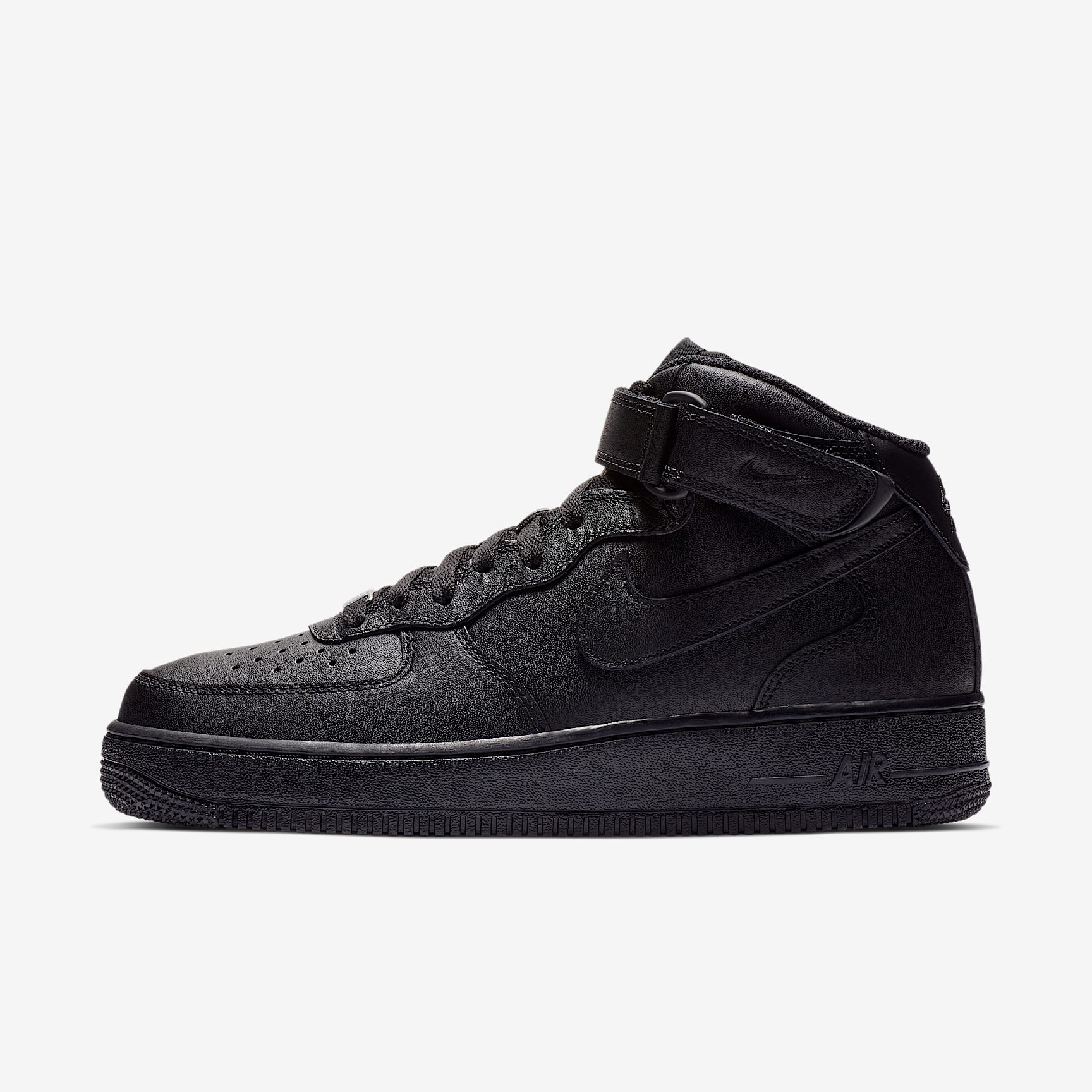 Nike Air Force 1 Mid '07 Herrenschuh – Schwarz/Schwarz